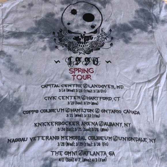 Grateful Dead 1990 Concert Tour tee (2017 reprint) - Picture 5 of 8